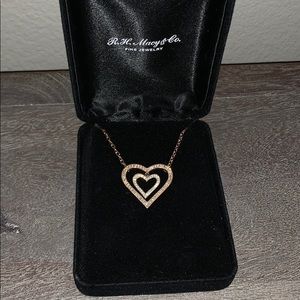 Rose Gold Heart Necklace